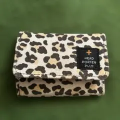HEAD PORTER PLUS 三つ折り財布 レオパード柄のサムネイル
