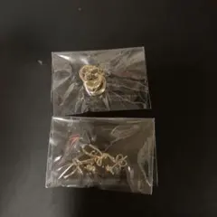 ゴールドフープピアス 2点セット