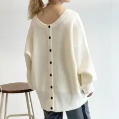 w closet 【2WAY】BIGカーディガン