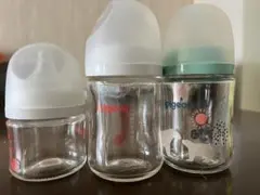 pigeonガラス製母乳実感哺乳びん3本セット