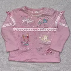 ☆激レア‪‪❤︎‬メゾピアノ ミミポポちゃん フリルリボン Tシャツ 90cm☆