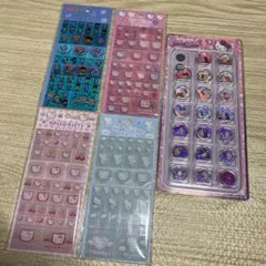 タイル　おはじき　シールセット