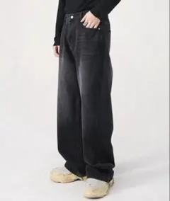 WESTBOY ルーズバギーデニムパンツ/セミワイドデニムパンツ/ウエストゴム