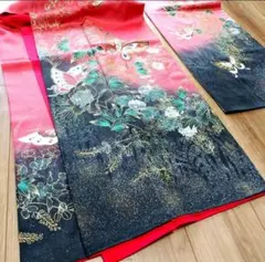 可憐な逸品&極美品【成人式 正絹 和装小物 着物 振袖 留袖 和装 黒留袖