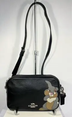 COACH とんすけ　コラボ　ウォレットバッグ 楽天市場】N【中古】【COACH】コーチ ショルダーウオレット