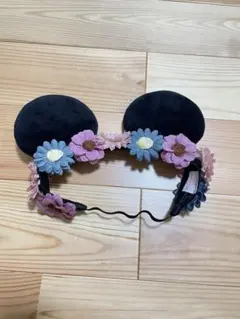 Disney ディズニー　ミニーマウス　お花　ヘアバンド　カチューシャ　花冠