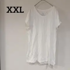早い者勝ち✨【XXL】ホワイト Tシャツ シンプルTシャツ 半袖Tシャツ 白