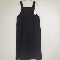 【千趣会】ジャンバースカート 墨黒Lサイズ　タグ付き