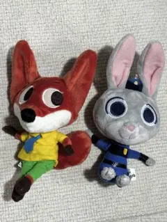 ニック・ワイルドとジュディ・ホップス ぬいぐるみセット - メルカリ