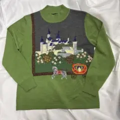 【値下げ】SOAGE ソアージュセーターM〜Lシンデレラ刺繍 ビーズ　ハロウィン