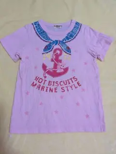 HOT BISCUITS マリンスタイル Tシャツ ピンクのサムネイル