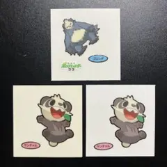 デコキャラシール　ヤンチャム　ゴロンダ　劇場版ポケットモンスターココ