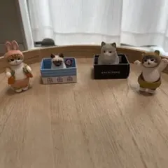 動物キャラクター フィギュアセット 4体