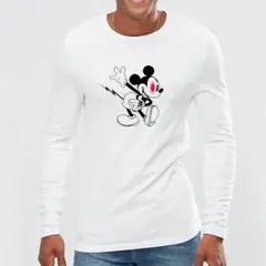 ライズリヴァレンス  スターダストレフトアイマウス ロングスリーブＴシャツ wh