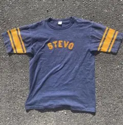 60〜70s USA製　フットボールT ヴィンテージ　プリント　フェード