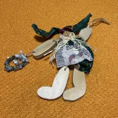 木製オーナメント ハンドメイド 人形