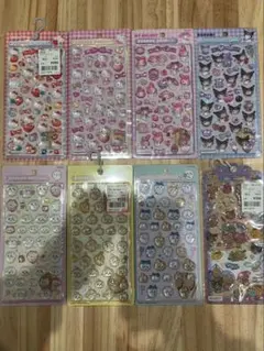 ボンボンドロップシールなど8枚セット