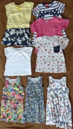 ◆女の子 Tシャツ・ワンピース まとめ売り H&M他 8点セット