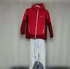 【美品♡】mont-bell 子ども用スキーウェア Kid's 150 赤