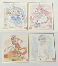 プリキュア色紙Art7 キュアスカイ キュアプリズム キュアウィング 響カイト