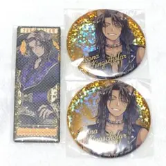 レオナ・キングスカラー　ナムコ限定　缶バッジ　寮服　式典服　ツイステ