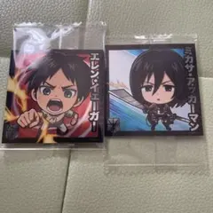 進撃の巨人 エレン ミカサ シール