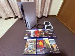 PlayStation 5 本体 + ゲームソフト10コ + コントローラー2つ