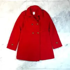 GAP KIDS 赤 ダブルボタン ピーコート トラッド XL シンプル 美品