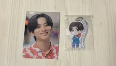 澤本夏輝 ラウンドワン フォトメタルカード アクリルキーホルダー