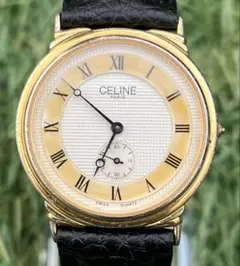正規品【新品電池】CELINE D2901-3/ダイヤ5P 人気モデル 動作良好