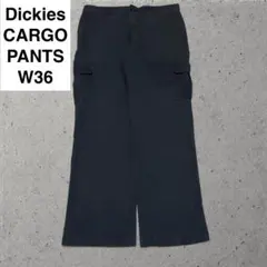 ディッキーズ カーゴパンツ w36 l32 黒 ブラック flex フレックス