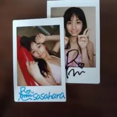 中村ゆりかさん直筆サイン入りチェキ風カード1枚 中村ゆりか限定