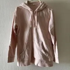 L Lサイズ ピンク フード付きパーカー