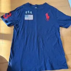 POLO Ralph Lauren ネイビー Tシャツ USA刺繍