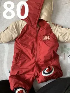 BON VA スキーウェア つなぎ 80cm レッド