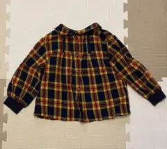 RAG MART チェック柄長袖シャツ 100cm