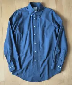 Brooks Brothers Milano 長袖シャツ Sサイズ ダークブルー
