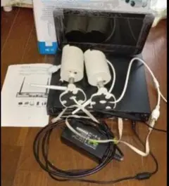 アンラン製（中国）NVR 5MP防犯カメラシステム 4台セット JUNK品