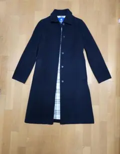 【美品・希少】バーバリーブルーレーベル　裾フリル　ロングコート　ホースロゴボタン 2025年最新】BURBERRY BLUE LABEL レディース ロングコートの人気