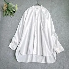 【EDITION】T/C TWILL コットンポリエステル バンドカラーシャツ