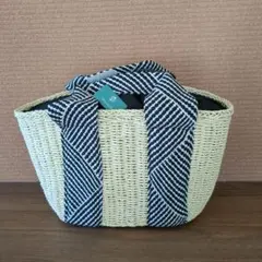 【AfternoonTea】未使用 タグ付 かごバッグのサムネイル