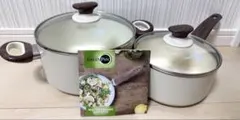 GREEN PANウッドビー キャセロール ソースパン　ガラス蓋付き　2種セットのサムネイル