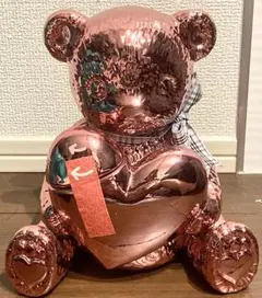 テディ デキャンタ　空き瓶 クマのハート型置物 4体セット テディ デキャンタ 空き瓶 クマのハート型置物 4体セット テディ