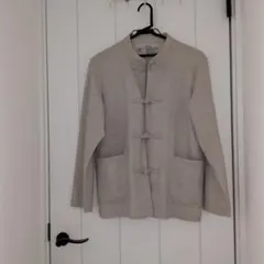 チャイナジャケット ノーカラージャケット