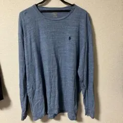Polo Ralph Lauren 長袖カットソー ブルー　XL