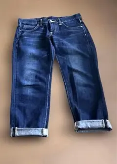 美品 Lee クロップドデニムのサムネイル