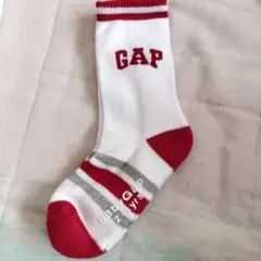 GAP ベビー靴下 2-3歳用 ホワイト/レッド