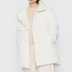 COMME CA ISM 撥水加工 オーバーサイズ ダウンコート