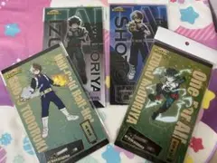 僕のヒーローアカデミア アクリルスタンド 木製ポップスタンド 緑谷出久 轟焦凍