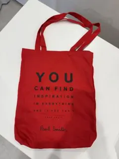 Paul Smith 非売品　キャンバス トートバッグ レッドのサムネイル